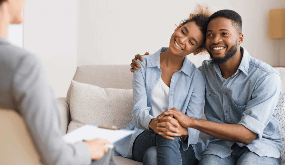 Married-Couple-Happy-Together-Again-after-speaking-with-Marriage-Counselor